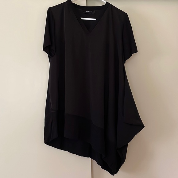 Schrotter Sacks asymmetrical oversized long top T-shirt - Picture 1 of 4